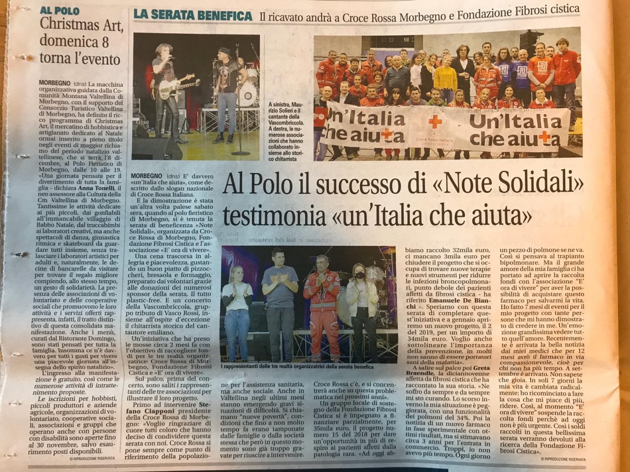 Note Solidali - un concerto benefico di successo